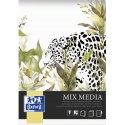 Blok malarski techniczny A4 MIX MEDIA 25 kartek 225g 400166123 OXFORD