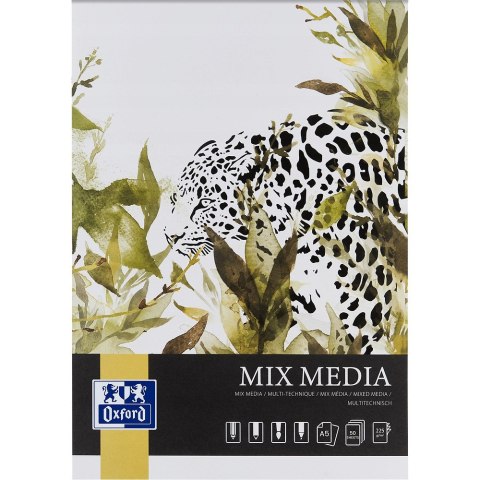 Blok malarski techniczny A5 MIX MEDIA 50 kartek 225g 400183974 OXFORD