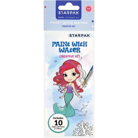 Zestaw kreatywny malowanie wodą GIRL 529934 STARPAK Zestaw kreatywny malowanie wodą GIRL 529934 STARPAK