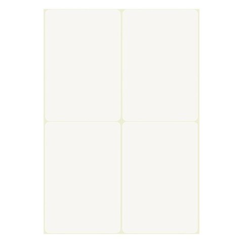 Etykieta identyfikatory imienne 80x54mm(10 arkuszy = 40etykiet) białe foliowe 51065 AVERY ZWECKFORM Etykieta identyfikatory imienne 80x54mm(10 arkuszy = 40etykiet) białe foliowe 51065 AVERY ZWECKFORM