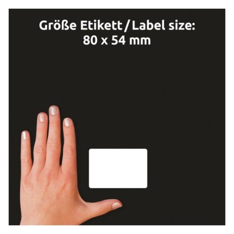 Etykieta identyfikatory imienne 80x54mm(10 arkuszy = 40etykiet) białe foliowe 51065 AVERY ZWECKFORM Etykieta identyfikatory imienne 80x54mm(10 arkuszy = 40etykiet) białe foliowe 51065 AVERY ZWECKFORM