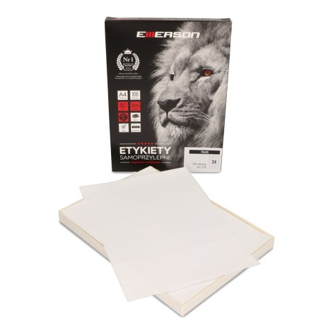 Etykiety A4 białe (100ark) 70x35mm nr.018 EMERSON eta4070x035 Etykiety A4 białe (100ark) 70x35mm nr.018 EMERSON eta4070x035