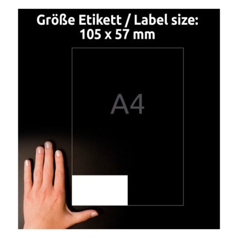 Etykiety białe ULTRAGRIP 105x57mm (25 arkuszy=250 etykiet) 6137 AVERY ZWECKFORM Etykiety białe ULTRAGRIP 105x57mm (25 arkuszy=250 etykiet) 6137 AVERY ZWECKFORM
