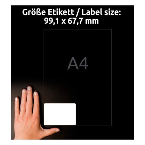 Etykiety foliowe Ultra Resistant 99,1x67,7mm (40arkuszy=320etykiet) L7914-40 AVERY ZWECKFORM Etykiety foliowe Ultra Resistant 99,1x67,7mm (40arkuszy=320etykiet) L7914-40 AVERY ZWECKFORM