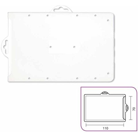 Identyfikator HOLDER typ P-przepustka 110x70mm 601065 ARGO Identyfikator HOLDER typ P-przepustka 110x70mm 601065 ARGO